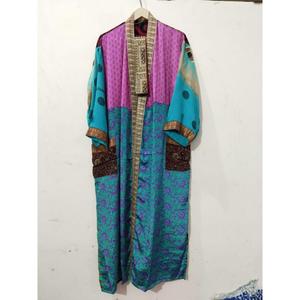 Robe de nuit douce très vendue, kimono long en soie fait main pour femme, robes personnalisées pour mariée et demoiselle d'honneur, été automne - Product Image 3