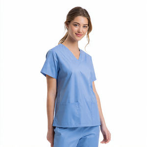 Vente Flash : Blouses d'Infirmière Médicales avec Poches, Chemises en Coton pour Soignants - Product Image 6