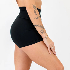 Pantalones Cortos de Yoga de Cintura Alta con Efecto Push-Up y Logo Personalizado para Mujer, Ideales para Gimnasio y Running - Product Image 3