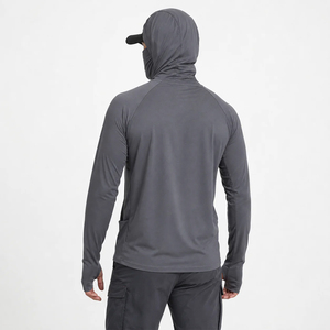 Chemise de pêche à capuche pour homme avec masque facial, haute performance, respirante, séchage rapide - Product Image 2