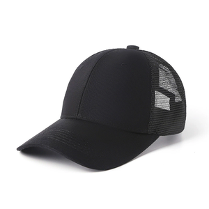 Hand Embroidery Mesh Trucker Hats Common 100% Cotton Baseball Caps for Unisex Metal Buckle Closure Four Seasons Use - Product Image 5