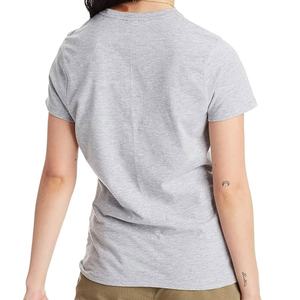 T-shirt décontracté 100% coton pour femmes meilleur design été court longueur coupe régulière col rond maillot à séchage rapide couleurs personnalisées Logo - Product Image 5