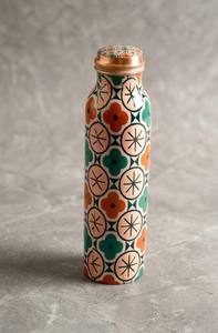 Botella de Agua de Cobre con Diseño de Unicornio, Estilo de Dibujos Animados, Portátil, para Viajes, con Tapas Incluidas - Product Image 2