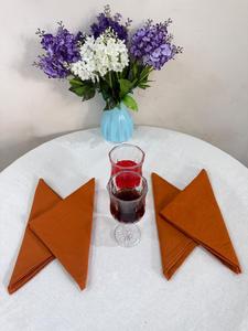 <b>Yellow</b> Square Cotton Handblock Printed Napkin Handmade High Soft Quality Wedding Dinner Eco-Friendly Reusable 16x16 Inches 10 - Product Image 3