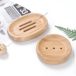 Plateau à savon en bois de bambou, 24 pièces, porte-savon naturel de haute qualité, fait à la main - Product Image 6