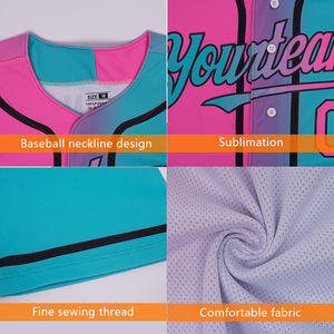 เสื้อเบสบอลน้ำหนักเบา ผ้าตาข่าย ติดกระดุมด้านหน้า สำหรับฝึกซ้อมกีฬาในสโมสร และสวมใส่กลางแจ้ง ชุดแฟนคลับ ใช้ได้ทุกวัน - Product Image 6