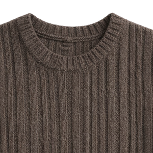 Camiseta de punto acanalado texturizado para mujer, manga corta, cuello redondo, corte ajustado, informal, suave y elástica, estilo cómodo para el día a día - Product Image 6