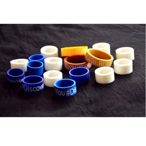 Bagues de doigt réglables en silicone très demandées pour le yoga, la méditation et les pratiques de pleine conscience, disponibles au prix d'usine - Product Image 1