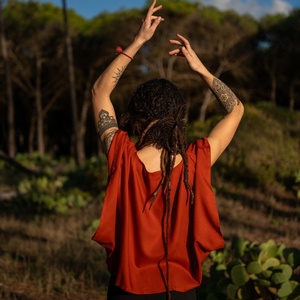 Top de Tirantes de Algodón Estilo Boho con Flecos Tribales, Espalda Ajustable, Ligero y Transpirable, Ideal para Festivales de Verano, a Precio de Mayoreo - Product Image 4