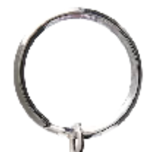Llavero Giratorio AKA Spinner Plateado con Colgante Giratorio de Cresta Rosa y Verde, Accesorio de Regalo para Hermandades - Product Image 2