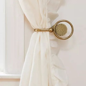 <b>Curtain</b> tieback Vintage <b>curtain</b> tieback metal tieback luxury drapery tieback window <b>curtain</b> holder Home Hotel Brass Aluminum - Product Image 5