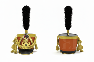 100% High Quality Black Gold Custom Design Peak <b>Cap</b> Ceremonial Parade <b>Hat</b> Uniform Dress <b>Cap</b> Custom Style Tassel Decoration - Product Image 6
