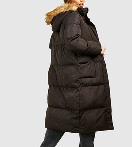 Veste d'hiver rembourrée imperméable de haute qualité pour homme, personnalisée, à capuche, matelassée, avec broderie en coton pour homme et femme - Product Image 3