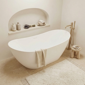 Baignoire autoportante au design élégant, modèle FW-8821-60, baignoire moderne en acrylique durable avec garantie de 2 ans pour la salle de bain - Product Image 5