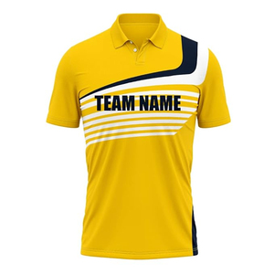 เสื้อคริกเก็ตแบบกำหนดเองพร้อมพิมพ์โลโก้ทีมและผ้าที่ระบายอากาศได้ดี - Product Image 5