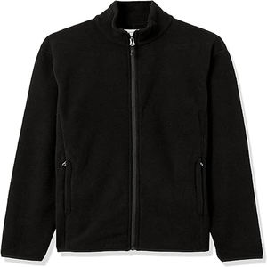 Abrigo de invierno de forro polar Sherpa de manga larga con cremallera de color liso personalizado al por mayor 2026, chaqueta de moda urbana para hombre - Product Image 1