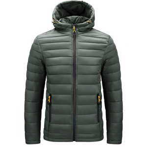 Puffer <b>Jacket</b> Stand Collar Thick Warm Bubble Coat Mens Puffy <b>Jacket</b> Oversized, Fashion Puffer <b>Jacket</b> Oem - Product Image 1