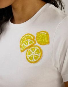 100% Combed Cotton Cute Luxury Hand-Embellished Breathable Summer Canvas Sports Style Party T-Shirt Crystal Bead <b>Patchwork</b> - Product Image 1