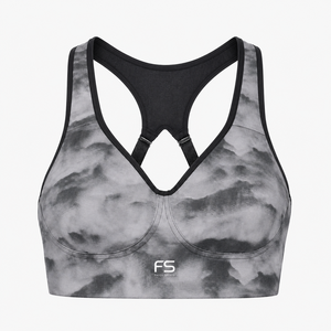 High Impact Marble Print Sports <b>Bra</b> Women Padded Racerback Yoga <b>Bra</b> Breathable Push Up Fitness Gym Workout Top Activewear - Product Image 2