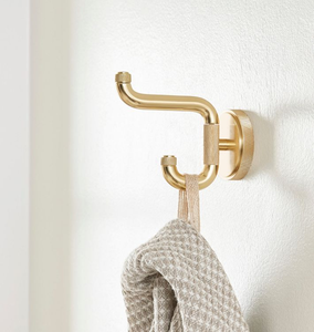 Royal Crafts Traditional Heart Shape Brass <b>Hook</b> Holder Elegant For Bedroom Bathroom <b>Towel</b> Clothes Hanging <b>Hook</b> - Product Image 4