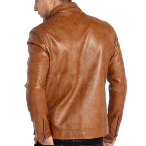 Winter Wear New Style <b>Leather</b> <b>Jackets</b> Customized Color <b>Leather</b> <b>Jacket</b> Winter High Quality For <b>Men</b> - Product Image 2