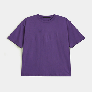 Camiseta de Punto 100% Algodón, Venta Caliente, con Logotipo Personalizado, Patrón de Letras, Estilo Hip Hop para Hombre, Corte Regular, Hecha en Pakistán - Product Image 5