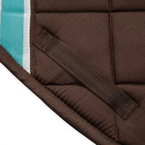 Tapis de selle d'équitation anglais en coton de haute qualité, style mode, avec logo personnalisé, à prix abordable - Product Image 3