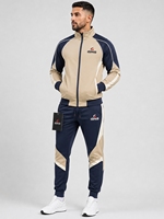Ensemble de survêtement pour homme, tenue d'entraînement performante, veste respirante à fermeture éclair intégrale et pantalon flexible, conçu pour le fitness, les sports et les occasions décontractées