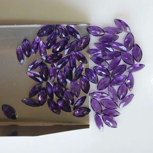 Amatista Púrpura Natural Africana, Corte Marquesa de 8x4MM, Gema Suelta de la Mejor Calidad, Gemas Red Mountain para Joyería - Product Image 5