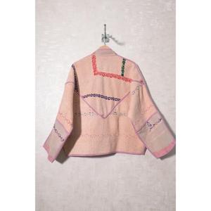 Chaqueta Kantha de Algodón Indio Vintage, Abrigo Boho Hecho a Mano para Mujer, Ropa de Invierno, Prenda Exterior con Parches - Product Image 4