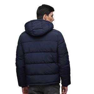Good Quality Winter Warm Thicken Solid Men's Hooded <b>Parkas</b> Casual Male Slim Zipper Pocket Down Puffer <b>Jackets</b> - Product Image 2