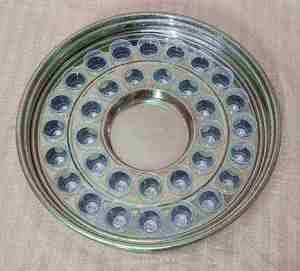 Premium DELUXE Stainless Steel Communion Tray Set 33 Cups <b>Mirror</b> Finish with Plastic Cups Dishwasher Safe Food Contact Safe - Product Image 5