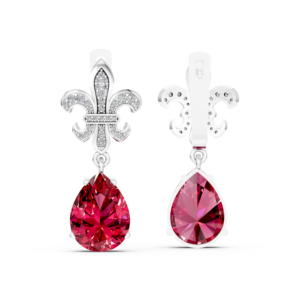 Pendientes de Plata 925 con Diamantes de Laboratorio para Mujer, Certificados por IGI, RJC, ODM, OEM, Fabricante Ético, Venta al Por Mayor EA502132 - Product Image 4