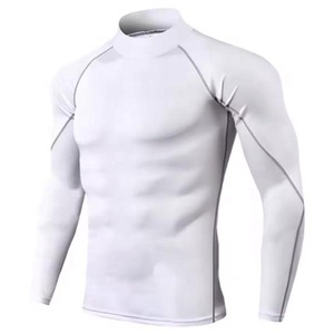 Quick Dry UPF50 MMA BJJ Rash Guard <b>Long</b> <b>Sleeve</b> <b>Compression</b> <b>Shirt</b> Breathable Spandex/Polyester 240g Sublimation Printed Rashguard - Product Image 2