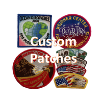 Fournisseur de patchs en tissu sergé brodé, options multi-styles à coller à chaud/à crocheter, casquettes, chapeaux, marque Aponik, origine Taïwan