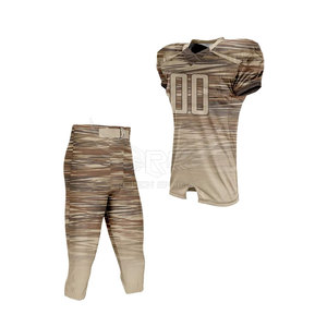 Conjunto de Uniforme de Fútbol Americano Personalizado para Hombre, Camuflaje, Impresión por Sublimación, Jersey y Pantalones Transpirables para Adultos - Product Image 5