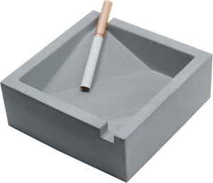 Aluminum Square American Style <b>Portable</b> Smokeless Windproof <b>Ashtray</b> Outdoor Indoor Decorative Fancy Durable Heat Resistant - Product Image 2