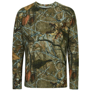 Camisetas de manga larga estampadas con camuflaje de la selva Real Tree para hombre, al por mayor, de alta calidad, con logotipo personalizado, 100% algodón, para deportes y caza. - Product Image 1