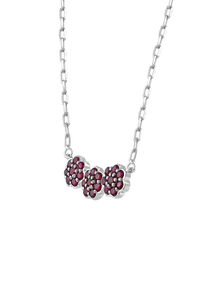 <b>Ruby</b> <b>Necklace</b> in 92.5 Sterling Silver KLSS-40250 - Product Image 2