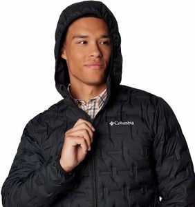<b>Men's</b> Lightweight Windproof Casual Packable Quilted Puffer Jacket Waterproof Winter Hooded Storage <b>Pouch</b> - Product Image 2