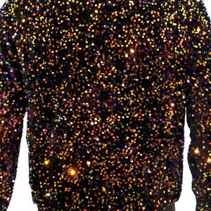 Chaquetas de lentejuelas para hombre, diseño nuevo y moderno, ligeras, transpirables, de talla grande, tejidas. - Product Image 3