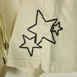 กางเกงขาสั้นสตรีทแวร์ผู้ชายผ้าฝ้ายวินเทจพิมพ์ลายโลโก้ตามสั่ง พิมพ์ลายพัฟ 3 มิติ กางเกงขาสั้นตาข่ายพิมพ์ลายพัฟ กางเกงขาสั้นจ็อกกิ้ง - Product Image 3