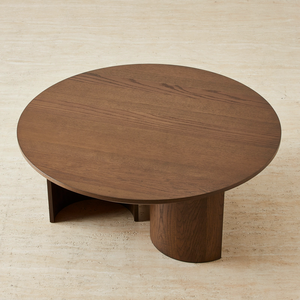 Oversized Wooden Coffee Table, Handmade <b>Solid</b> <b>Wood</b> Center Table, Rustic Farmhouse Living Room Furniture - Product Image 2