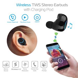 Auricolari Stereo TWS Wireless, Cuffie Intelligenti Indossabili con Auricolari Confortevoli - Product Image 4