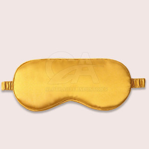 Masque de sommeil en soie biologique ultra-doux, cache-yeux confortable, sangle réglable, occultant, accessoire de voyage, emballage personnalisé, vente en gros - Product Image 3
