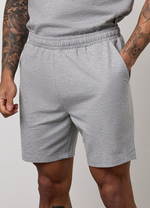 Cotton Terry Shorts Men's Gym Sweat Shorts Casual Joggers <b>Elastic</b> Waist Trousers Hip Hop Shorts Men - Product Image 3