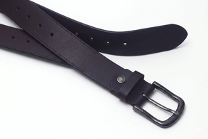 Black Utility Waist <b>Belt</b> Reinforced Stitching Strap Metal Buckle Durable Outdoor <b>Work</b> Adjustable Heavy Duty Unisex Gear <b>Belt</b> - Product Image 3