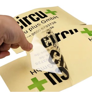 Autocollants transparents personnalisés double face pour vitrine, en vinyle, résistants aux UV, imperméables, impression de logo pour devanture de magasin - Product Image 4