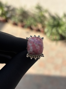 Women's Handmade Bohemian Style High Quality <b>Statement</b> <b>Ring</b> Natural Gemstone Designer 925 Sterling <b>Silver</b> Bezel Setting Party - Product Image 2