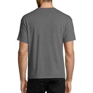 Plus Size Letter Embroidered Custom Color Long Sleeve 100% Cotton Private Label Men's T-Shirts Wholesale OEM Service T-Shirt - Product Image 1